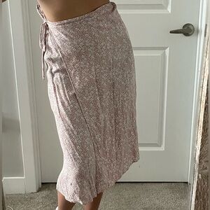 Midi wrap skirt - light and airy.